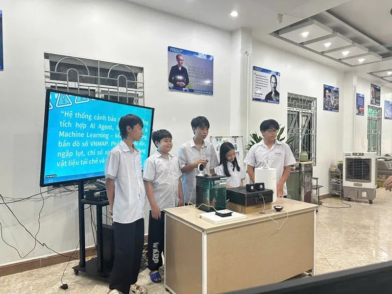 Giải pháp xanh vì cộng đồng trong kỷ nguyên số – sáng tạo AI & môi trường từ học sinh Thanh Hóa